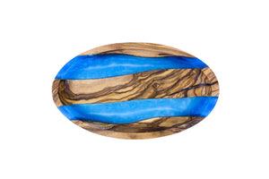 Olive Wood Resin Dipping Dish