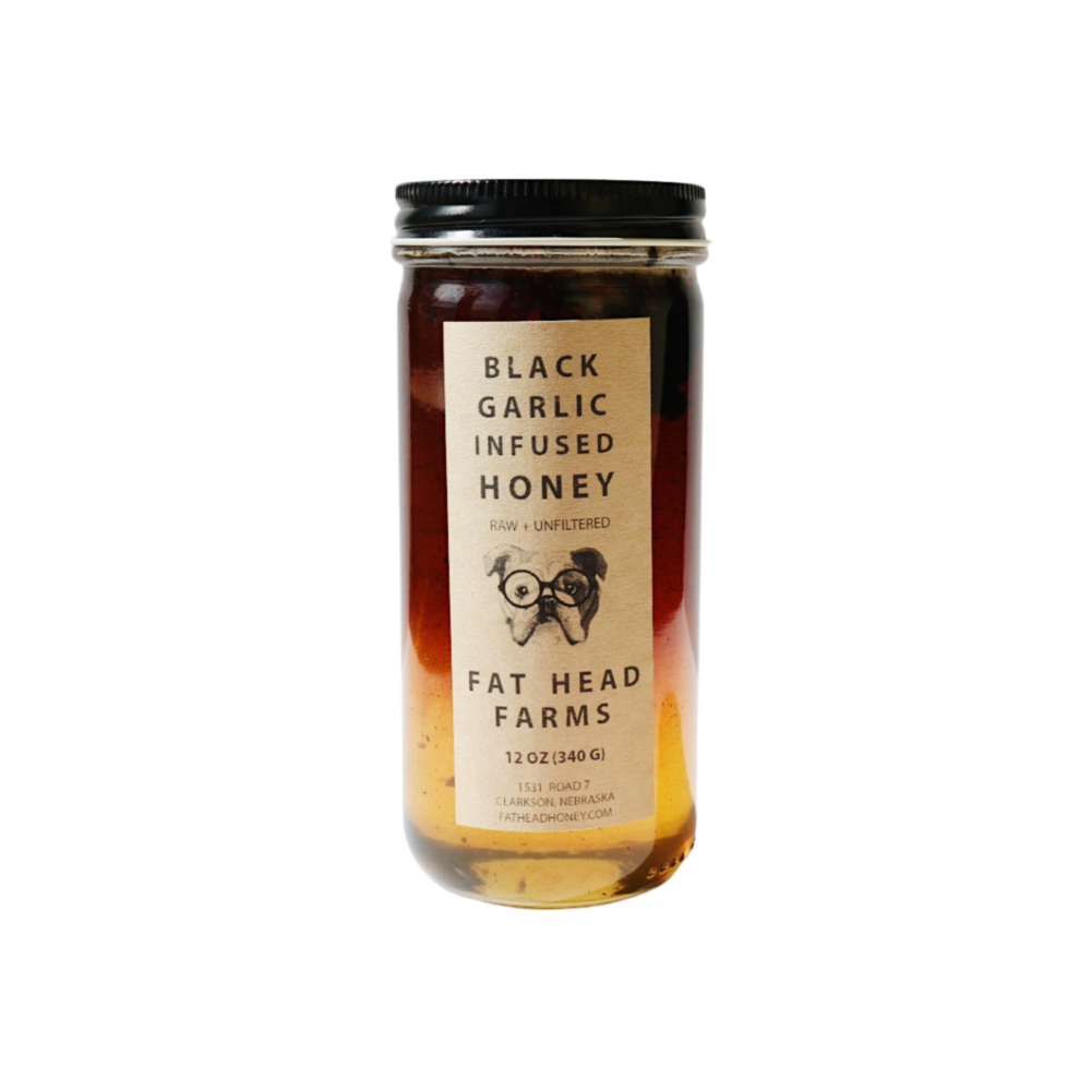 Black Garlic Infused Honey