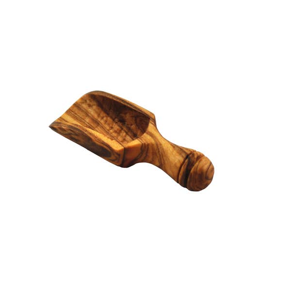 Olive Wood Salt Scoop