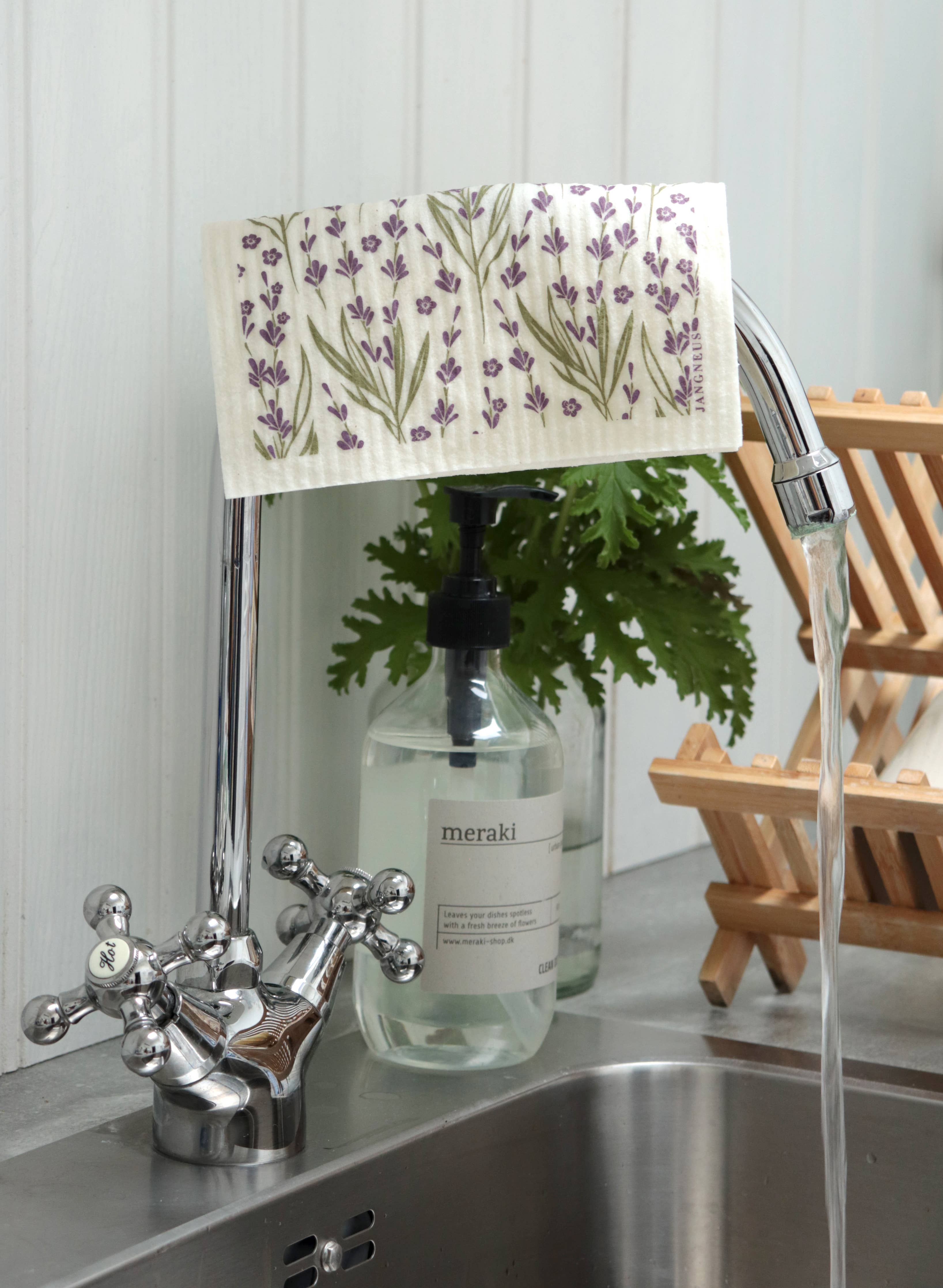 Swedish Dishcloth - Green - Lavender