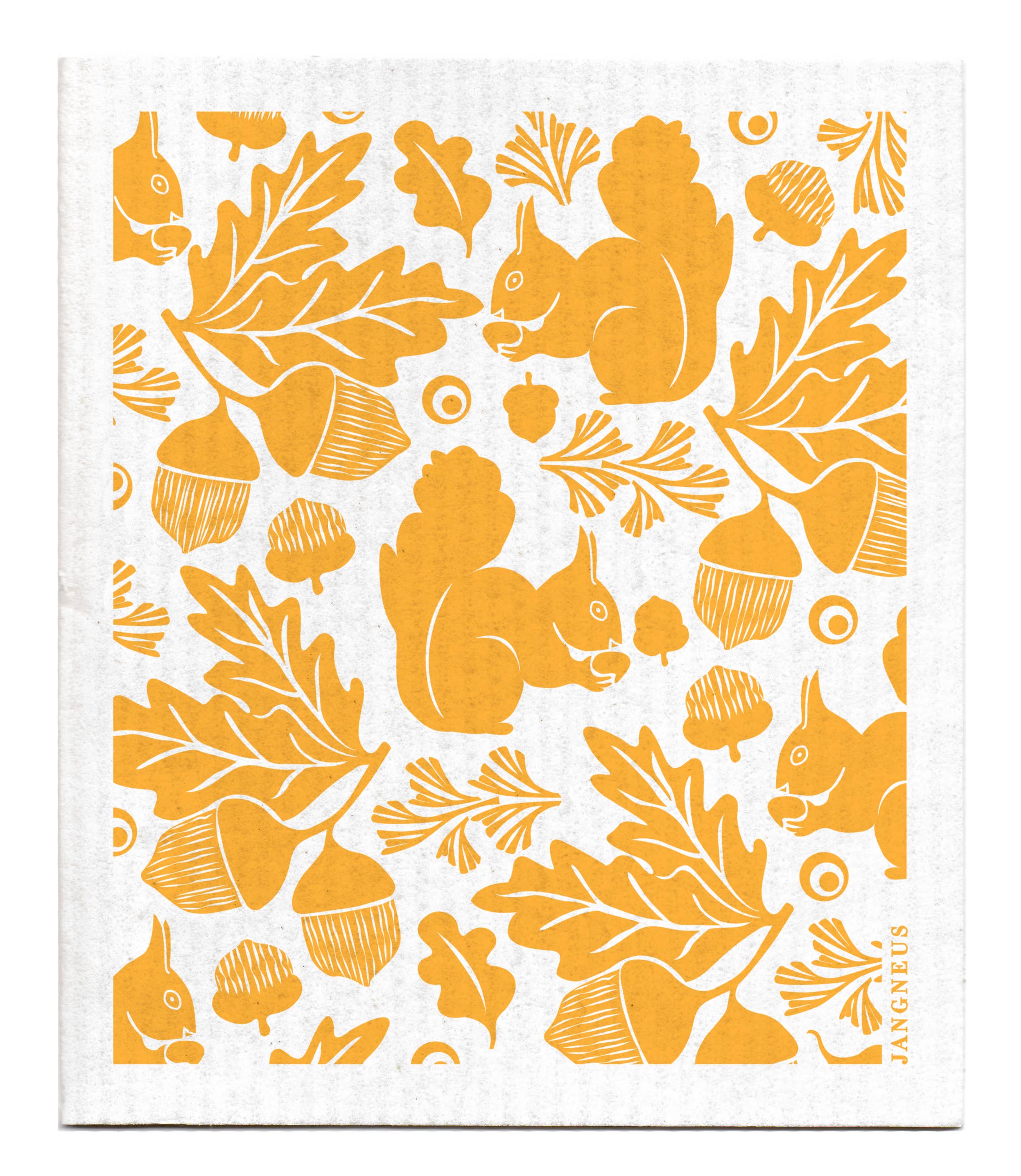 Swedish Dishcloth - Orange - Squirrel