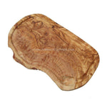 Olive Wood Carving Board with Groove No Handle - 19.5"