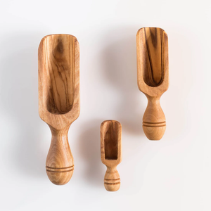 Olive wood Scoop 3" - Salt and spices