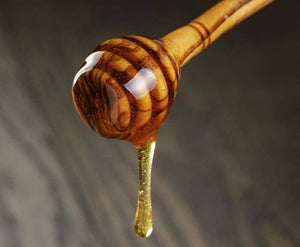 Olive wood Honey Dipper- Valentine Gifts